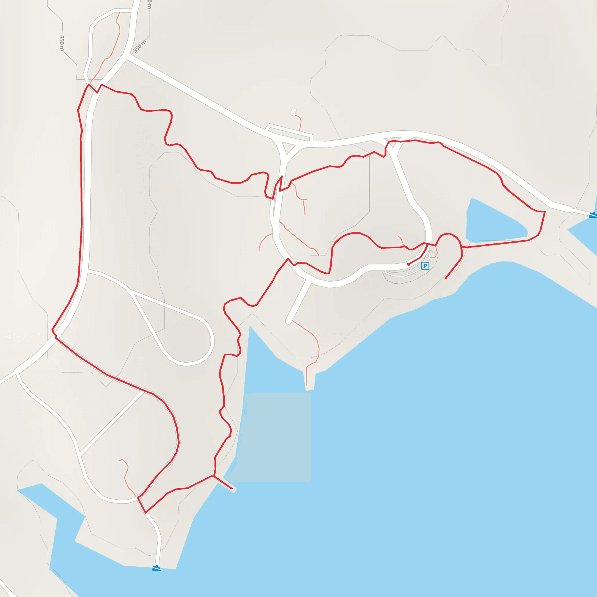 Banner Creek Lake North Loop mobile static map