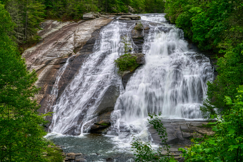 An image depicting the trail Cove Creek and Caney Bottom Trail and its surrounding area.