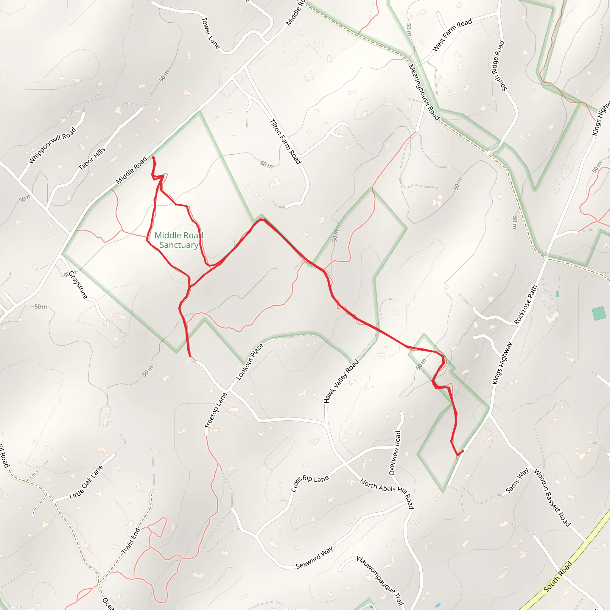 Old Kings - Middle Road mobile static map