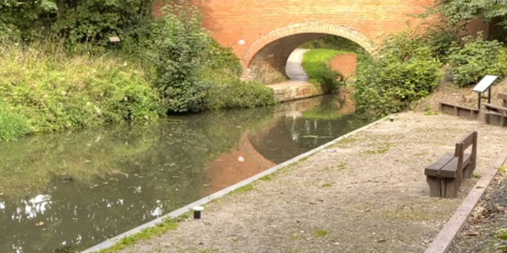 An image depicting the trail Harlaxton - Grantham Canal and Denton and its surrounding area.
