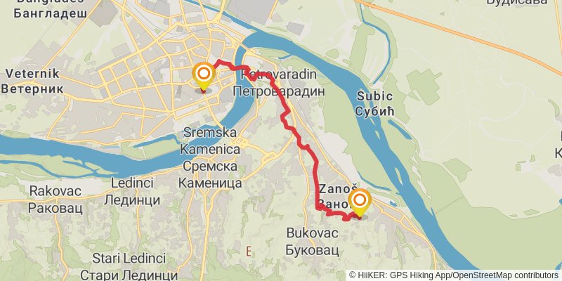 Sultans Trail stage 43 Map