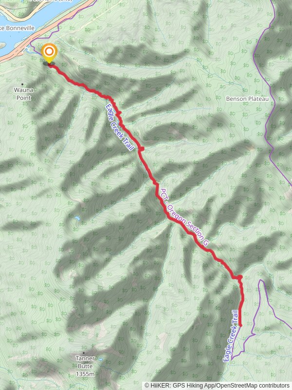 Eagle Creek Trail Out and Back