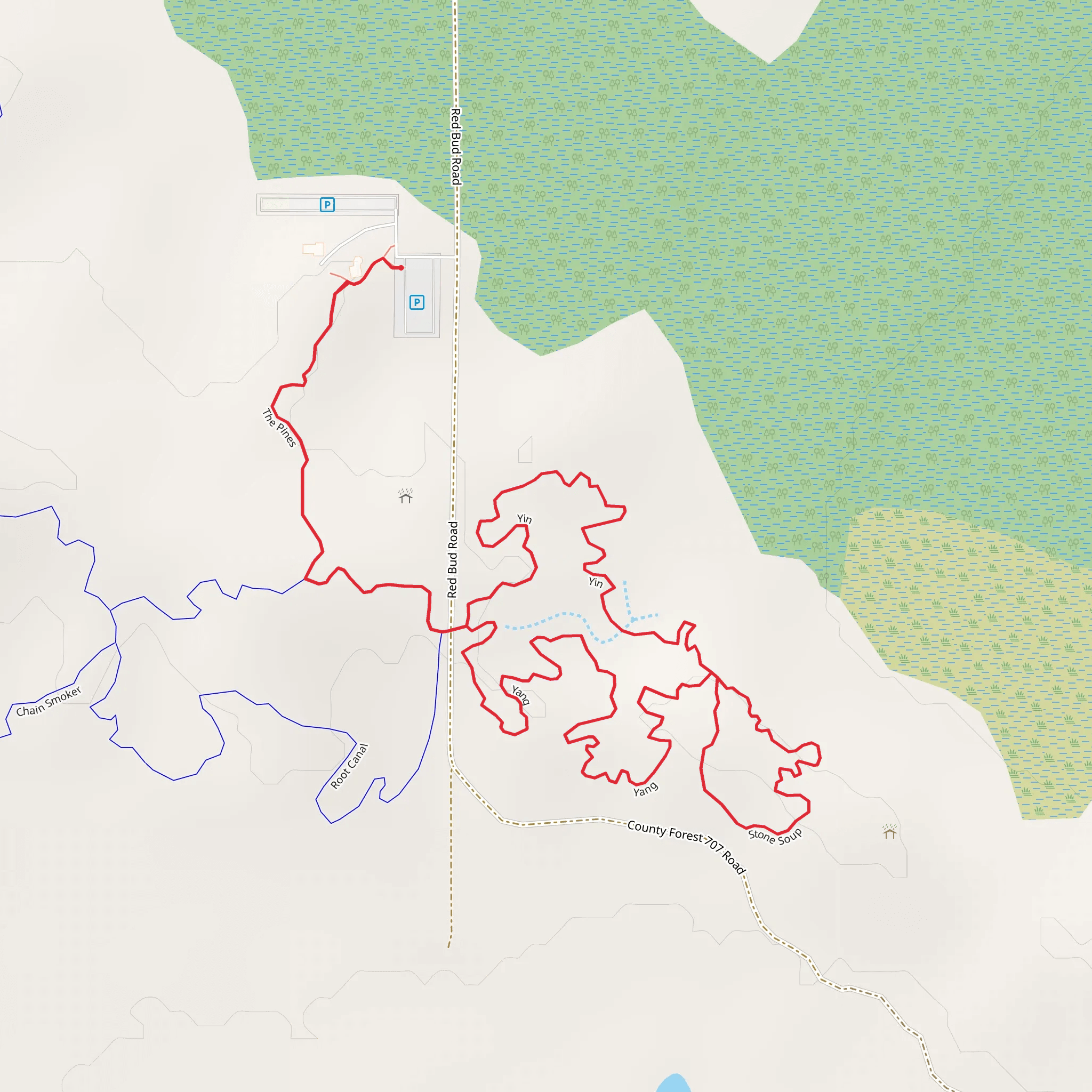 The Pines - Yin - Yang Loop mobile static map