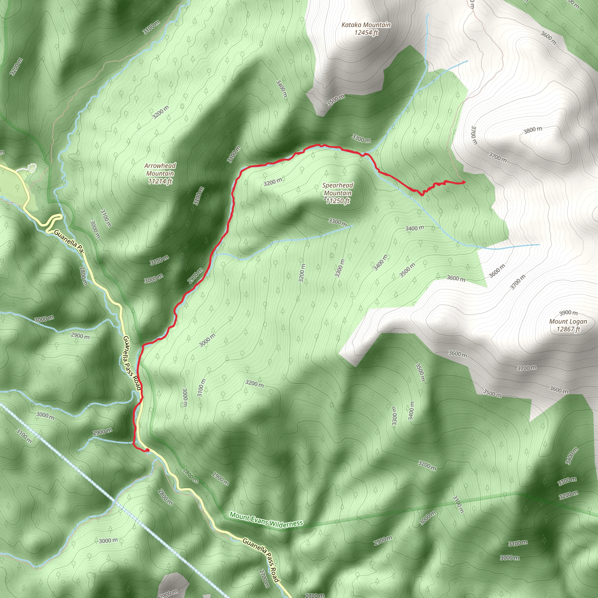 Threemile Creek Trail mobile static map
