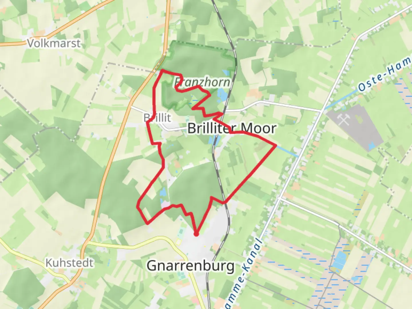 An image depicting the trail Nordpfad Eichholz und Franzhorn and its surrounding area.