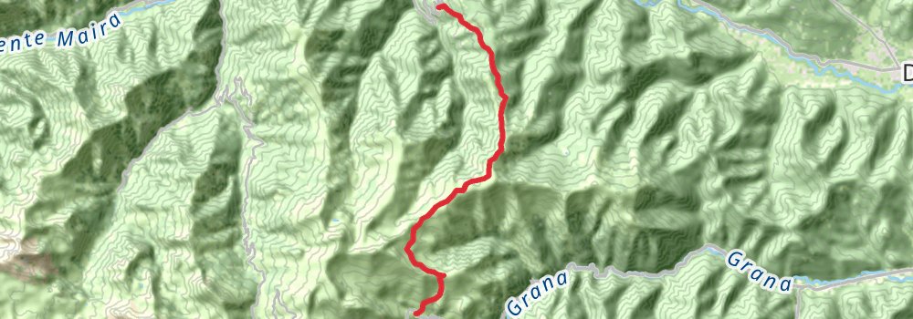 Grande Traversata delle Alpi stage 47 Map