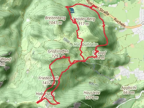 Torkopf, Plattenalm and Kleinstaffen Loop