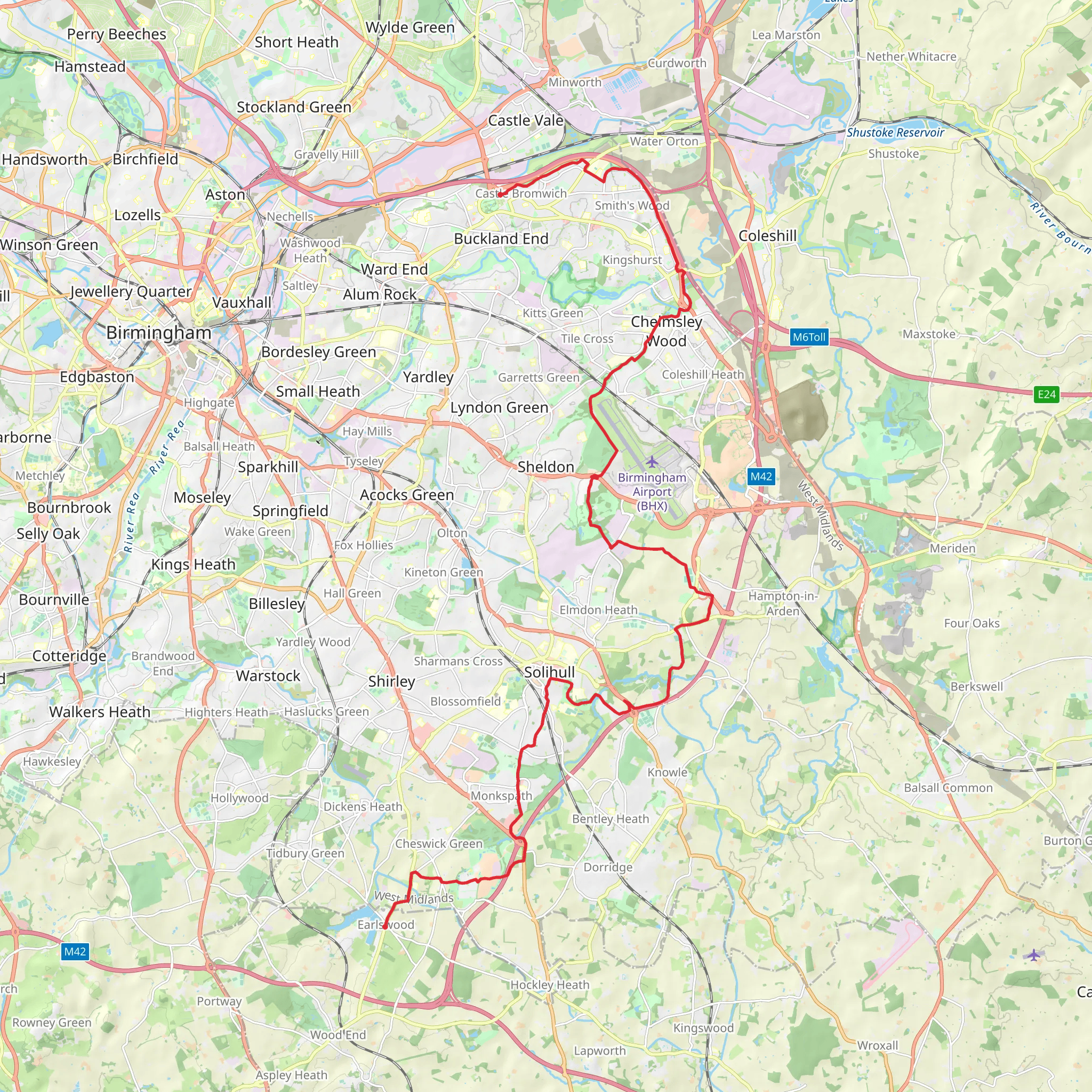 Solihull Way mobile static map