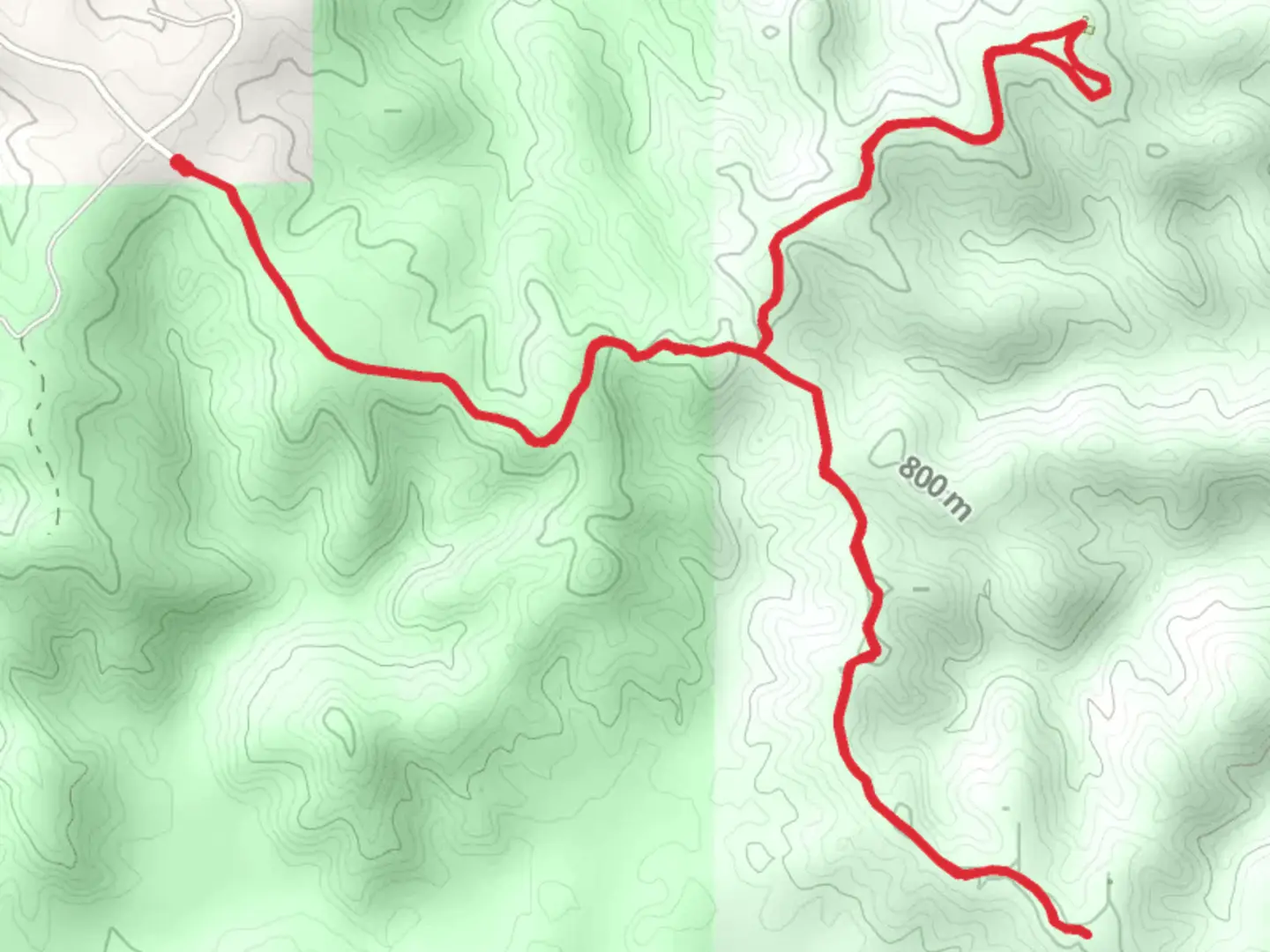 An image depicting the trail Sand Creek Overlook Road and Artists Vista Point and its surrounding area.