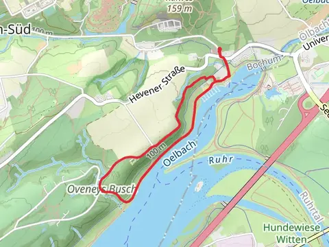 Ruhrlandheim and Auf dem Kalwes Loop via O Rund um Stiepel