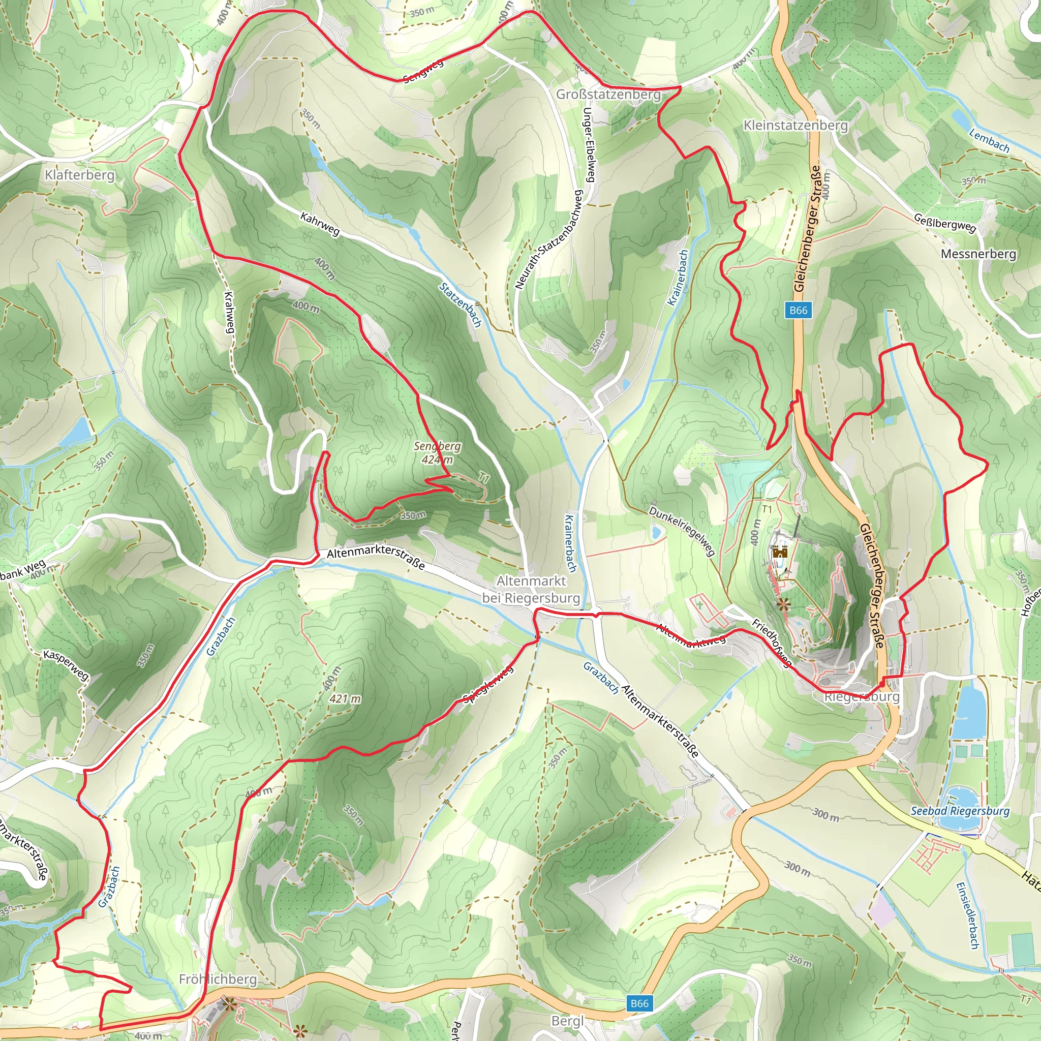 Zotter-Schleife Genusswanderweg Riegersburg mobile static map