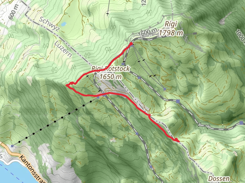 Rigi Floral Trail - From Rigi Staffel to Rigi First mobile static map