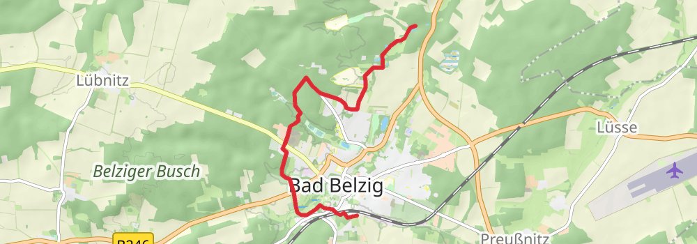 Burgenwanderweg stage 6 Map