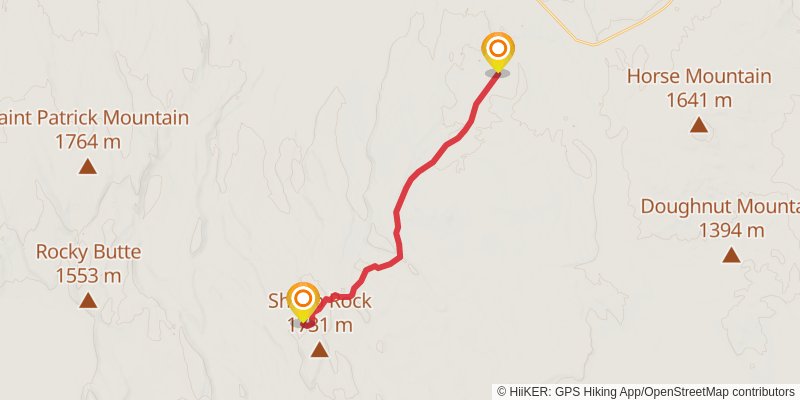 Ultra Pedestrian North Loop stage 127 Map