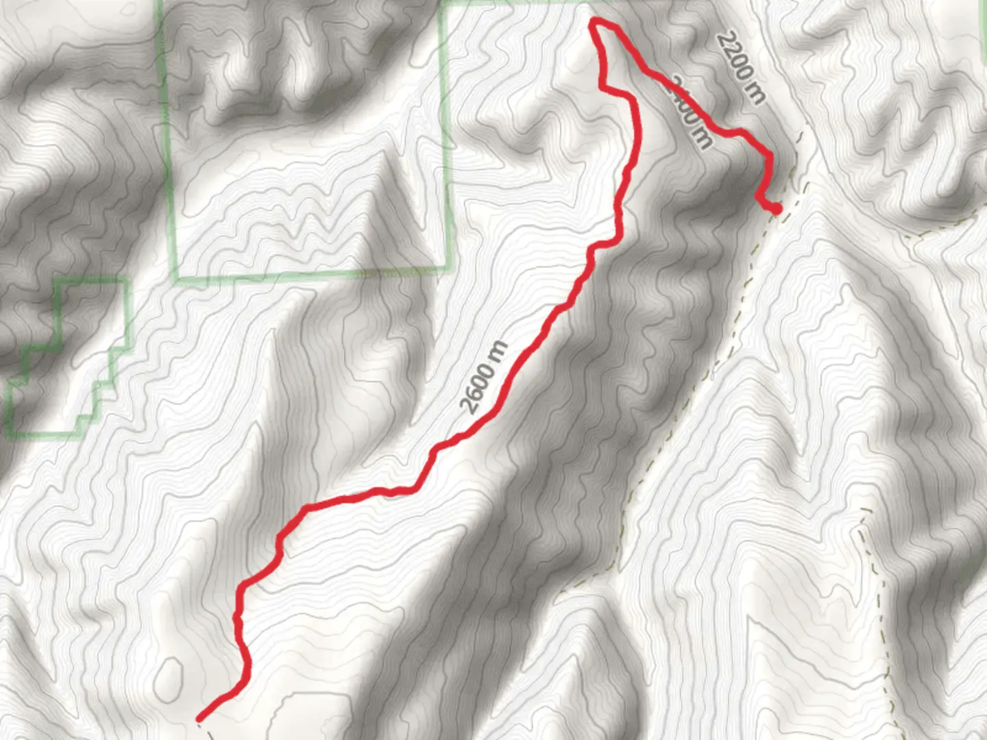 An image depicting the trail Middle Mountain Trail and its surrounding area.