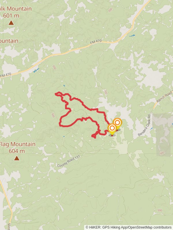 Creek Bottom, Cougar Canyon Overlook and Boyles Bump Loop
