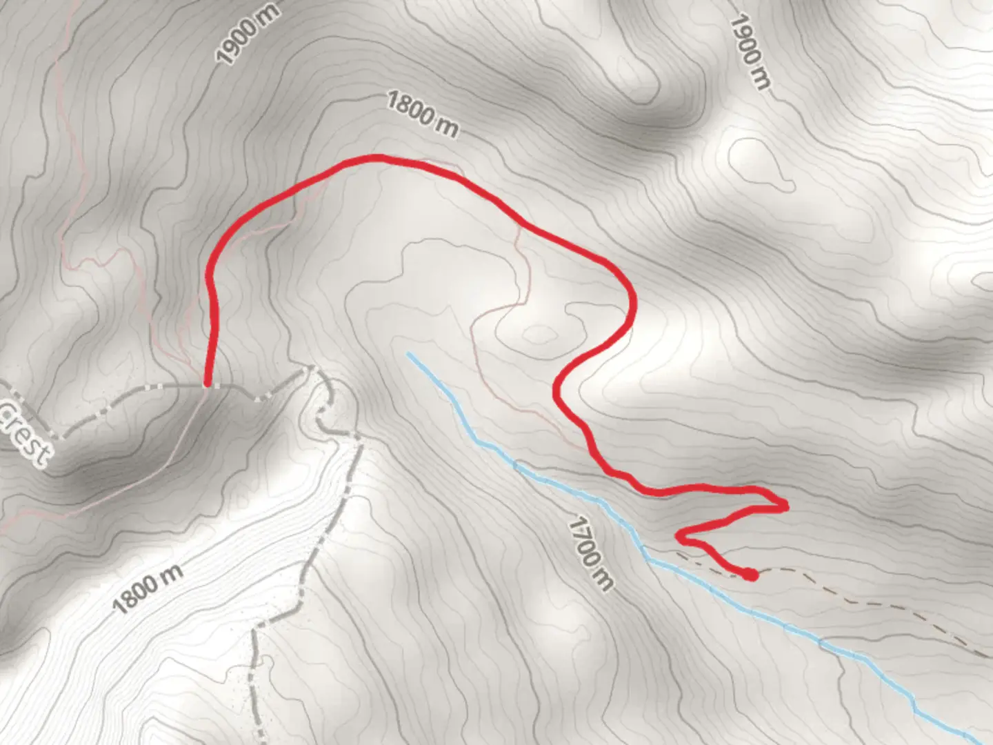 An image depicting the trail Quintonkon Creek Trail and its surrounding area.
