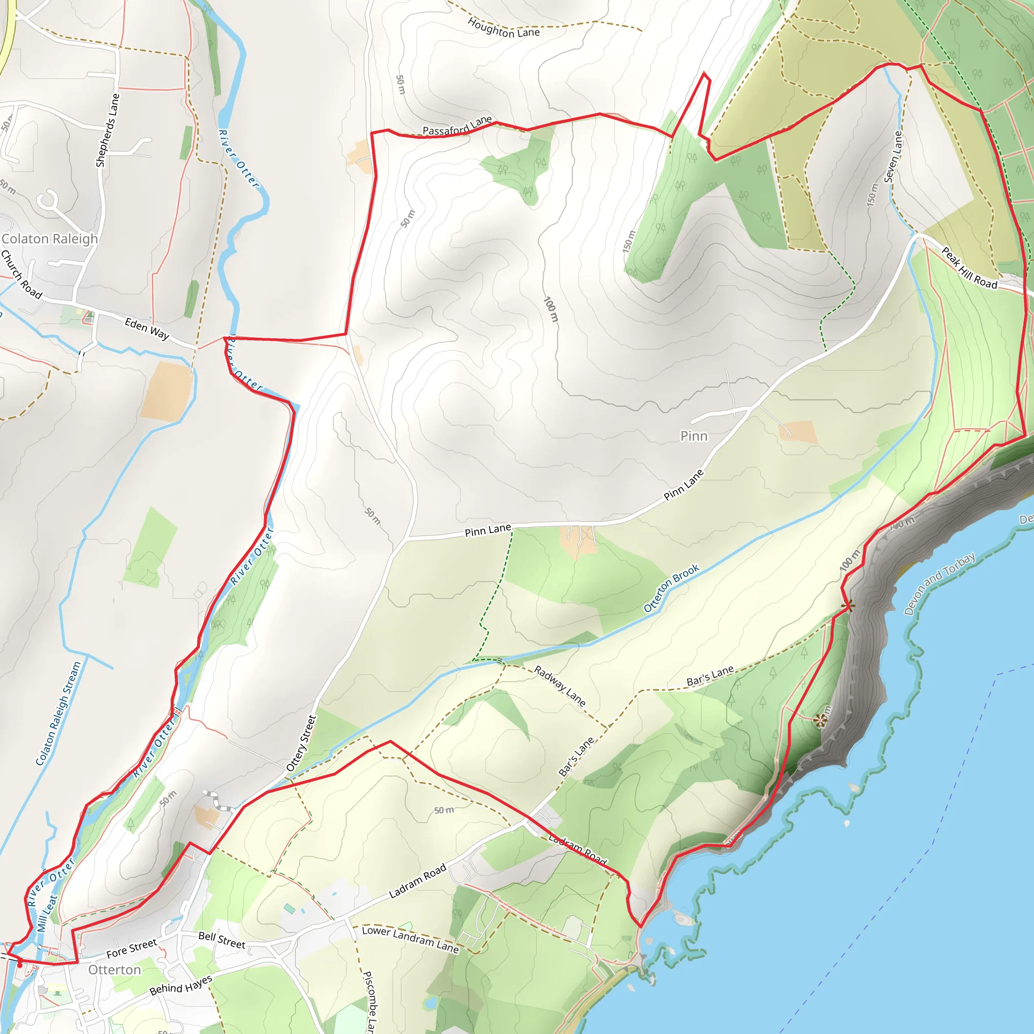 Passaford and Pavers Walk mobile static map