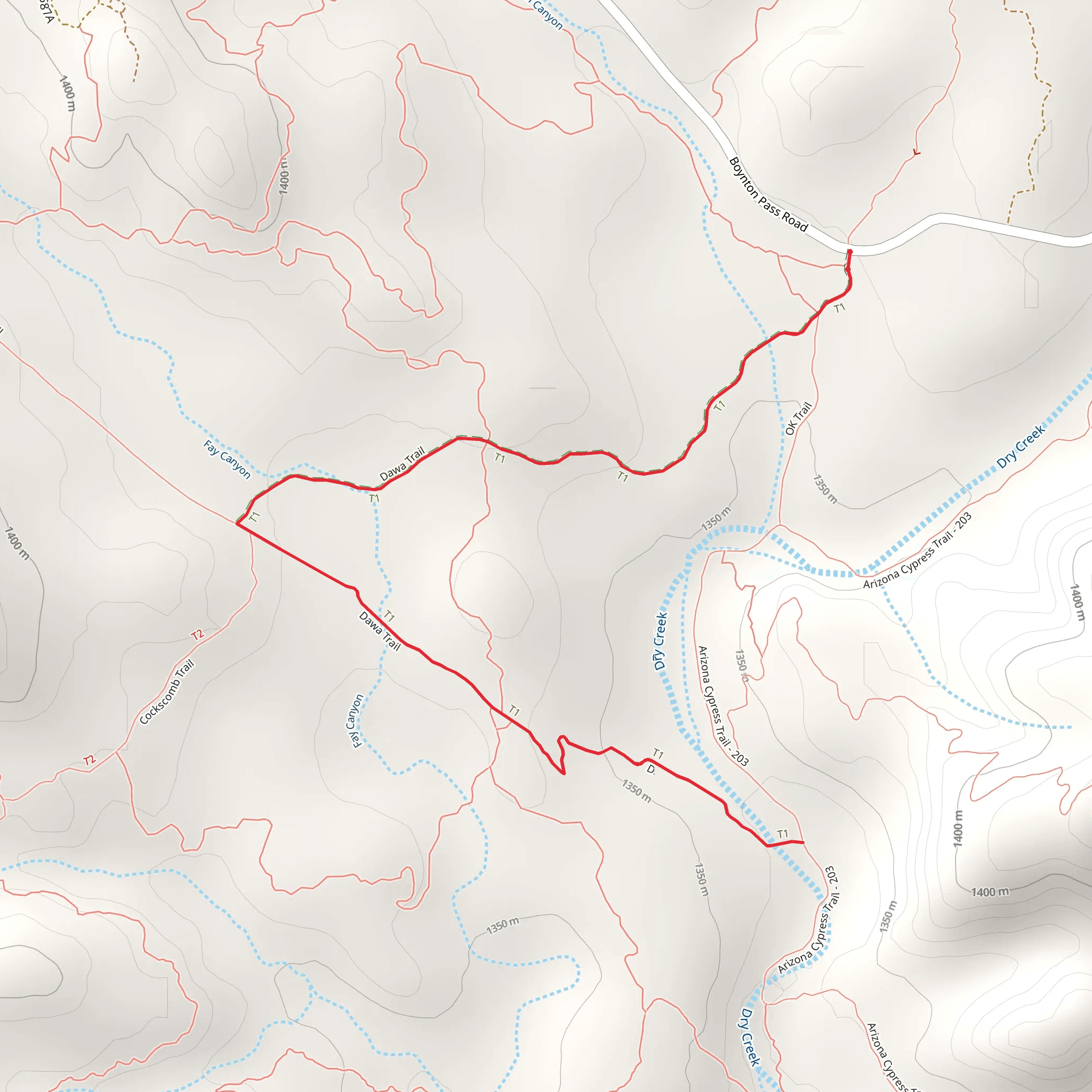 Dawa Trail mobile static map