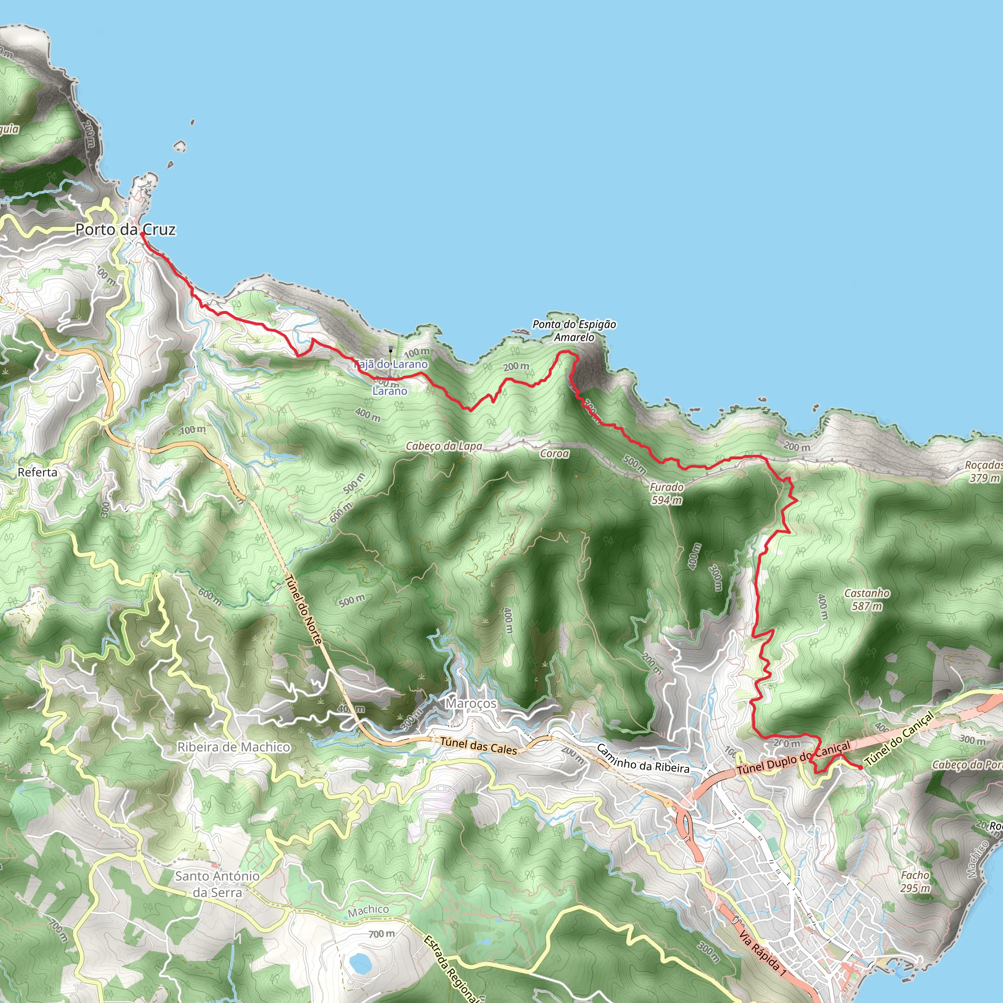 Vereda do Larano mobile static map