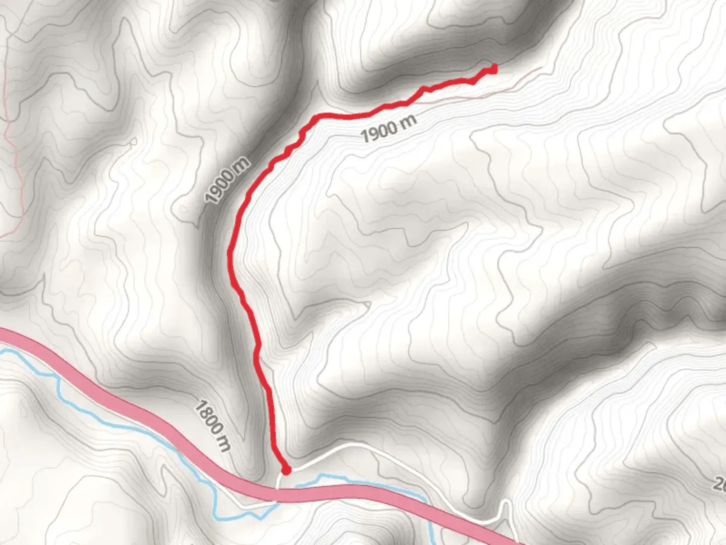 An image depicting the trail Cottonwood Creek and its surrounding area.