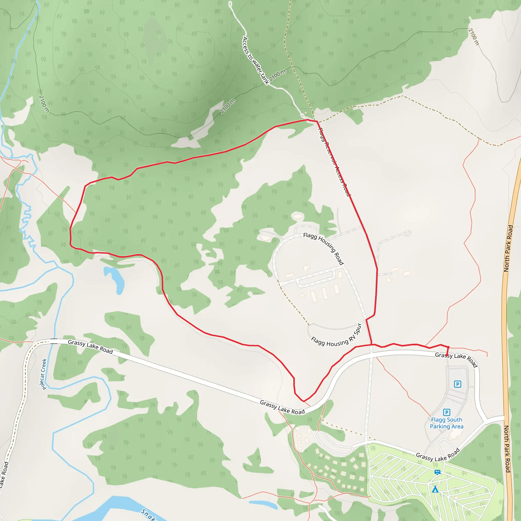 Polecat Creek Loop Trail mobile static map