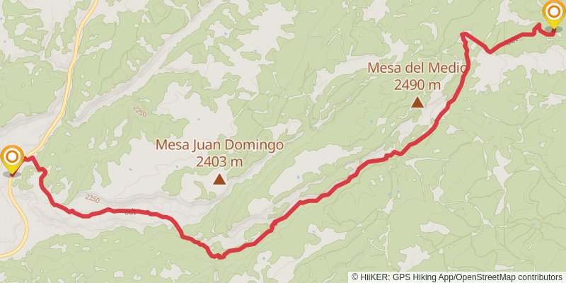 Continental Divide Trail - New Mexico stage 61 Map