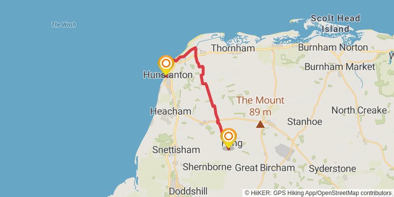 Greater Ridgeway Trail stage 30 Map