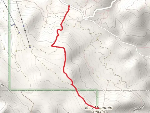 Kelly Mountain via Slinky Ridge