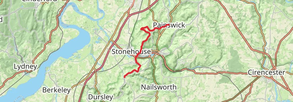 Cotswold Way 11-Day Moderate Tour (Hillwalk Tours) stage 5 Map