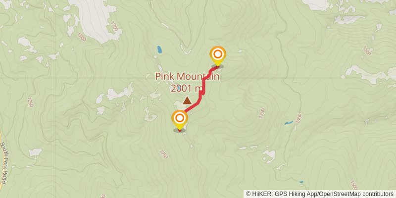 Purcell - Lost Horse Trail stage 2 Map