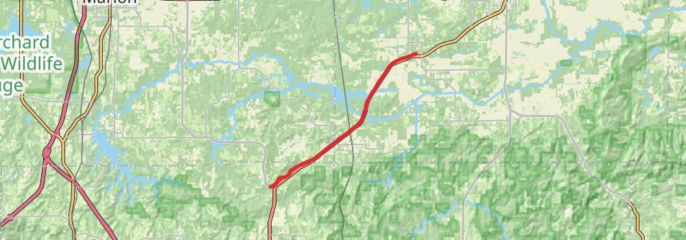 Tunnel Hill State Trail stage 3 Map