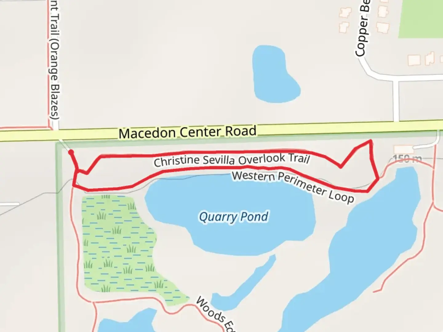 An image depicting the trail Overlook Trail and its surrounding area.