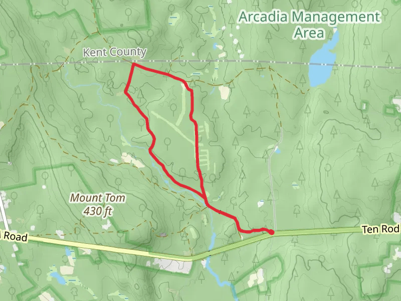 North South Trail and Misway Rail Loop