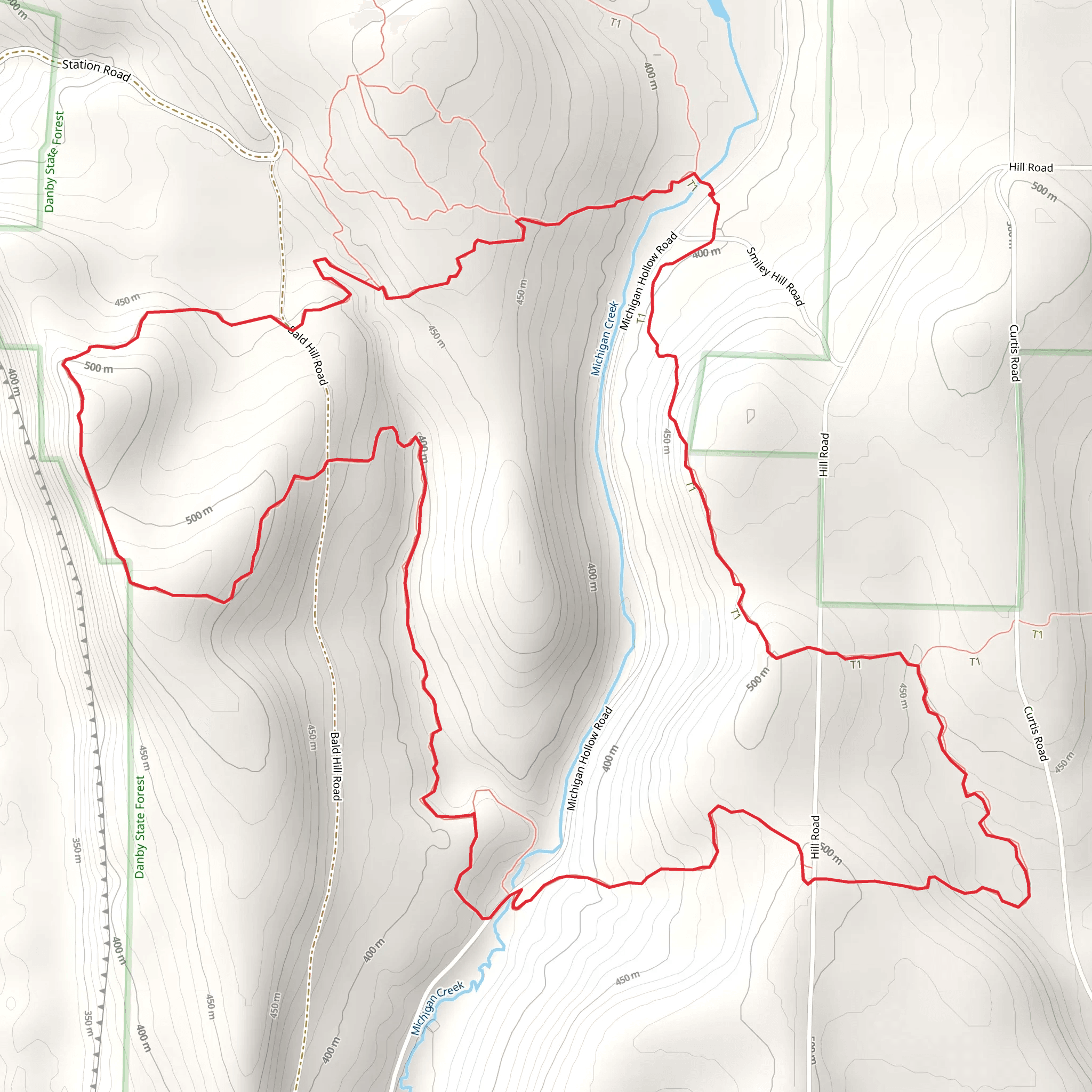 Abbott Loop mobile static map