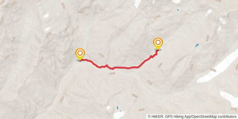 Kugti Pass Trek stage 5 Map