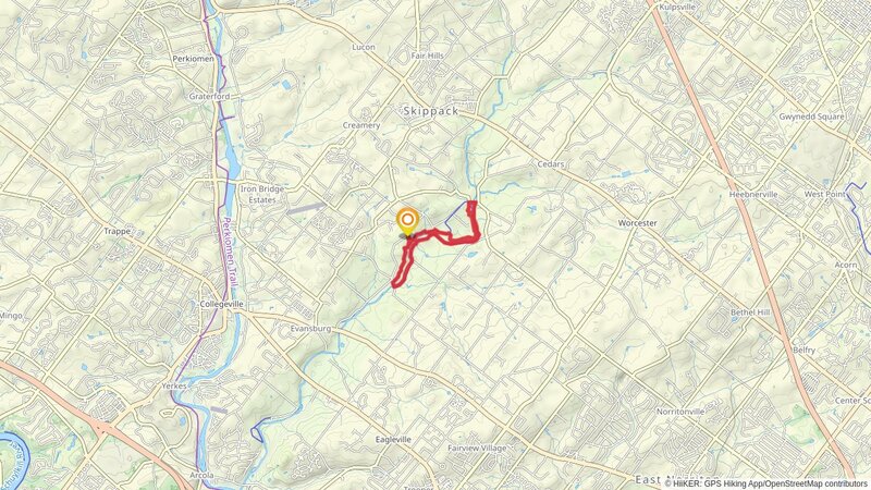 Skippack Creek Loop Trail mobile static map