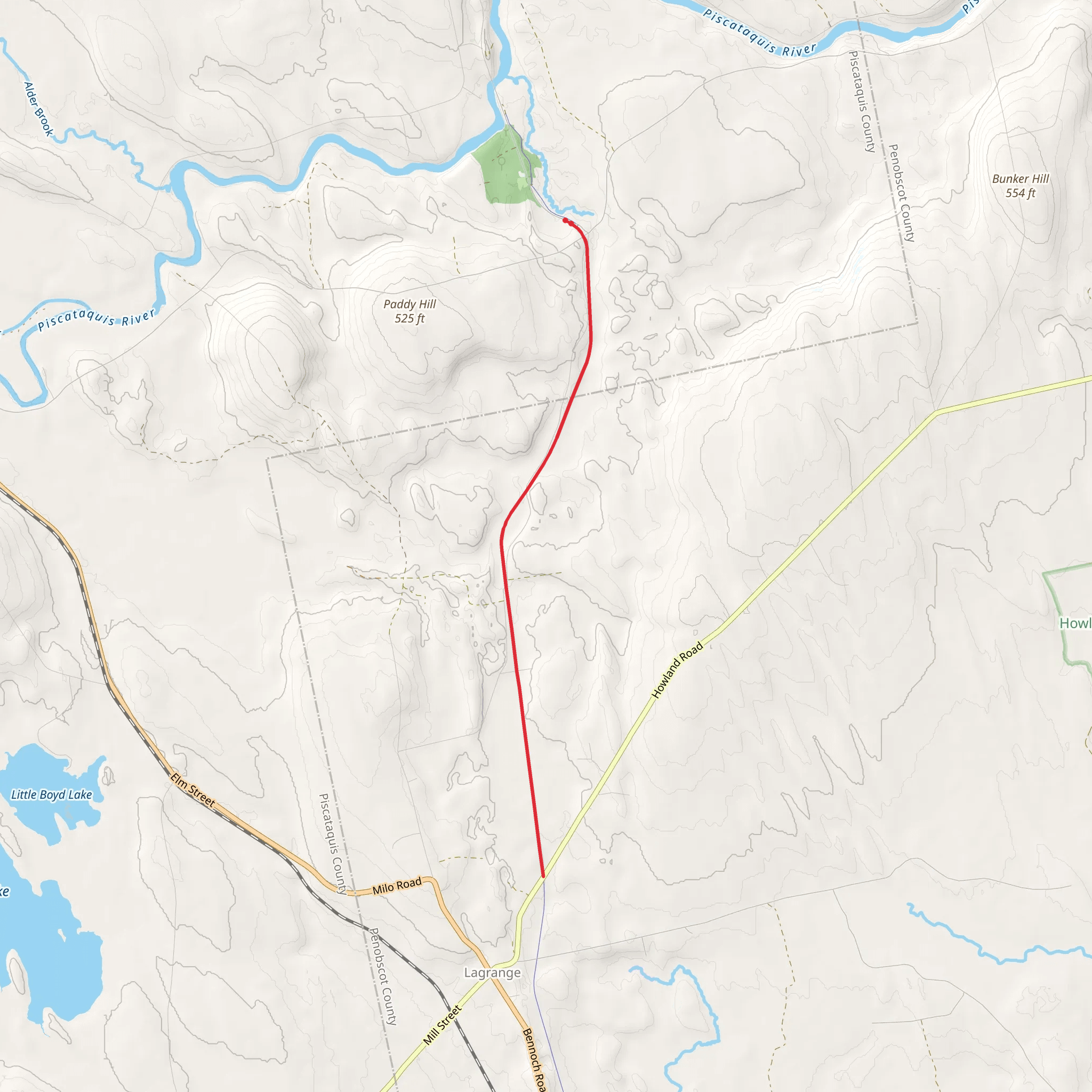 Medford Center from Lagrange mobile static map