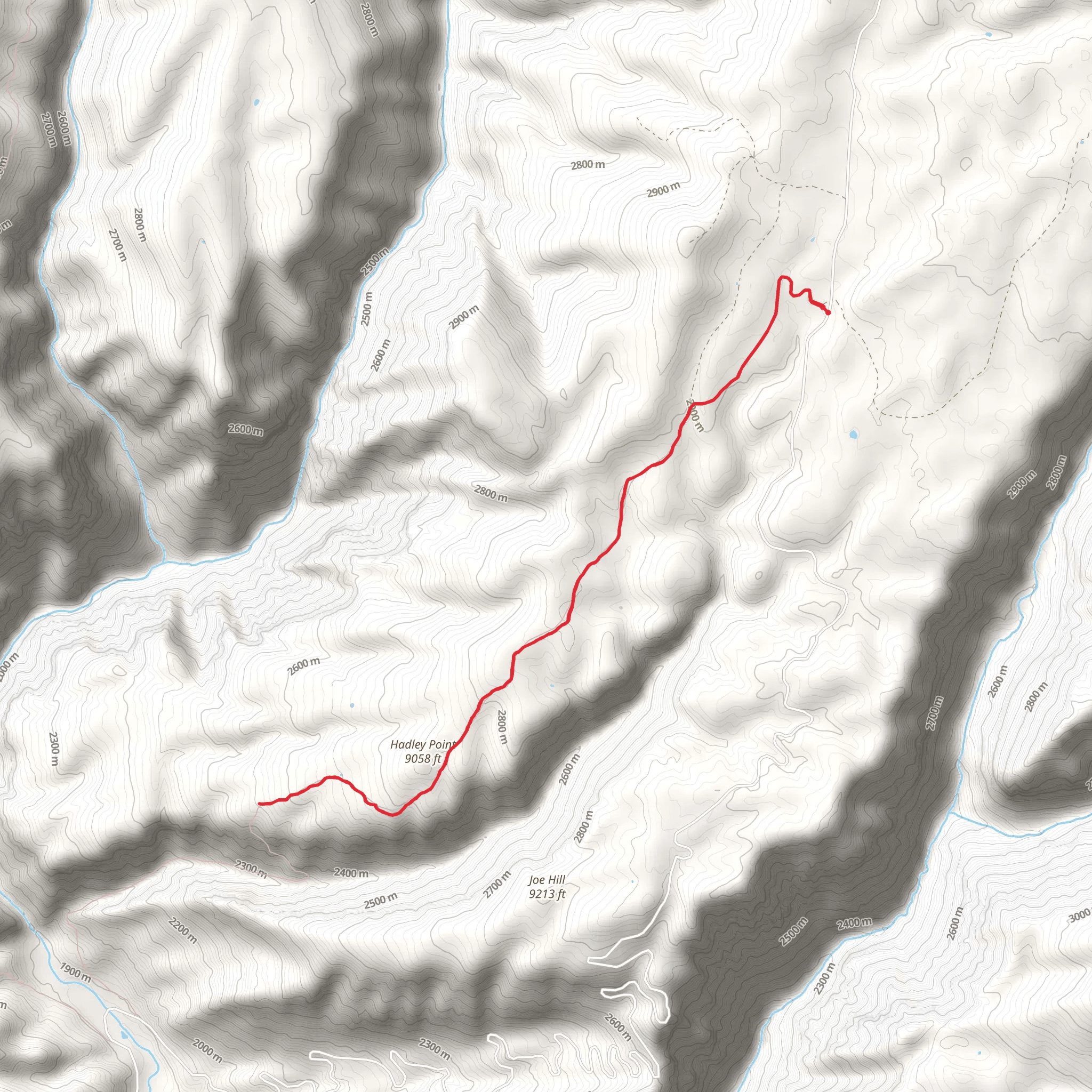 Clinetop Cow Camp Trail mobile static map