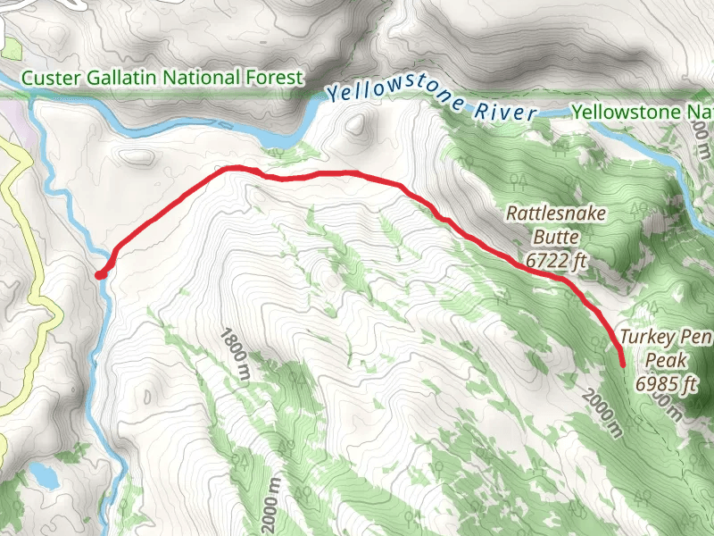 Turkey Pen Peak via Rescue Creek Trail