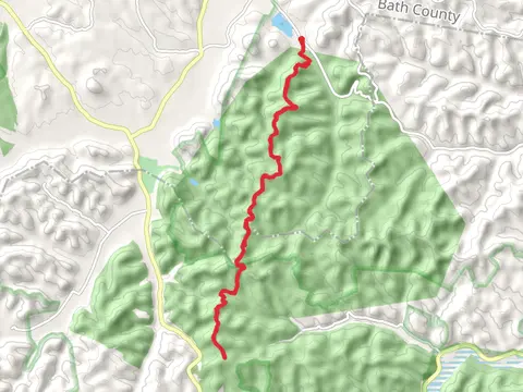 Sheltowee Trace NRT from Cedar Creek Road