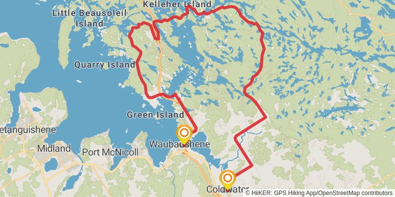 Waterfront Trail alt 7 Map
