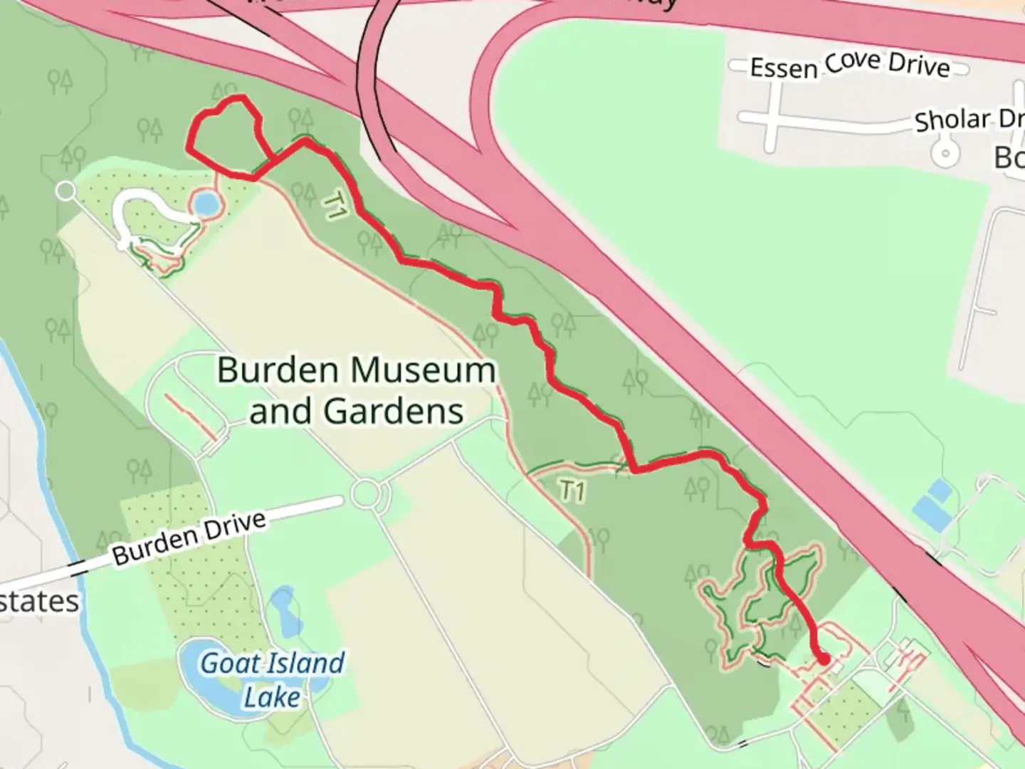 An image depicting the trail Mangolia Beech and Black Swamp Trail and its surrounding area.