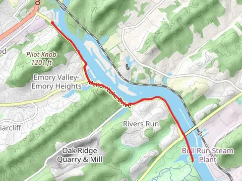 Melton Lake Greenway Out and Back