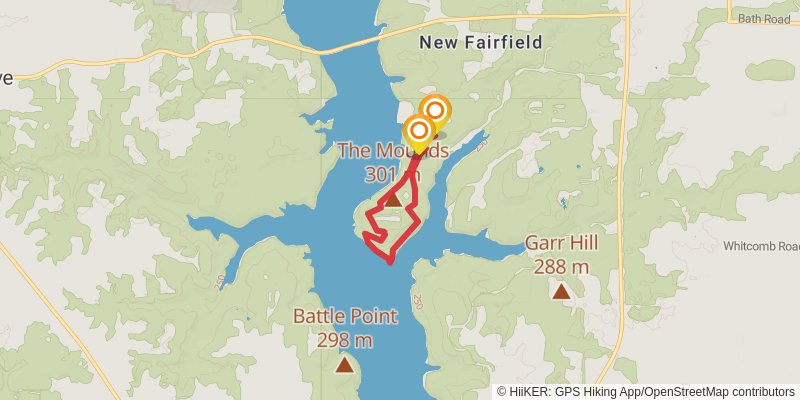 Adena Trace Loop spur 1 Map