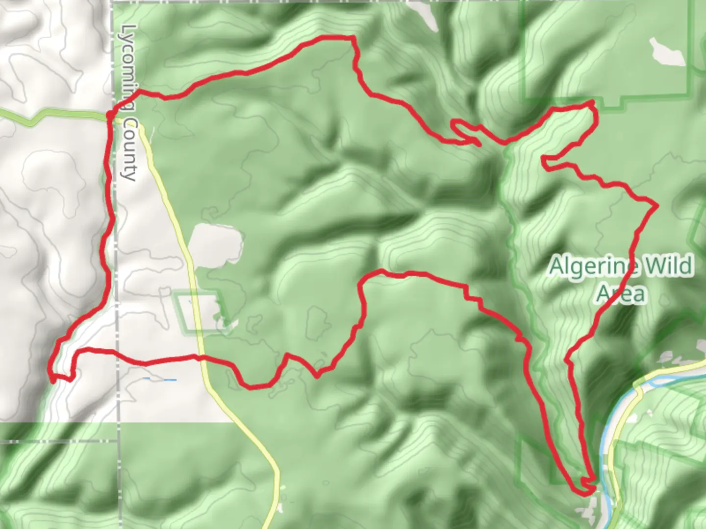 An image depicting the trail Black Forest Trail Loop and its surrounding area.
