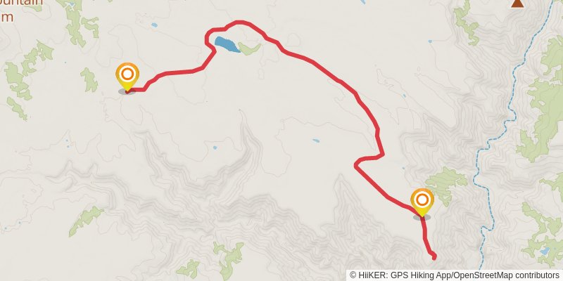 Sycamore Point Trail stage 2 Map