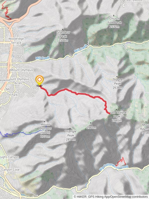 Wildcat Ridge and Neff Springs via Neffs Canyon Trail