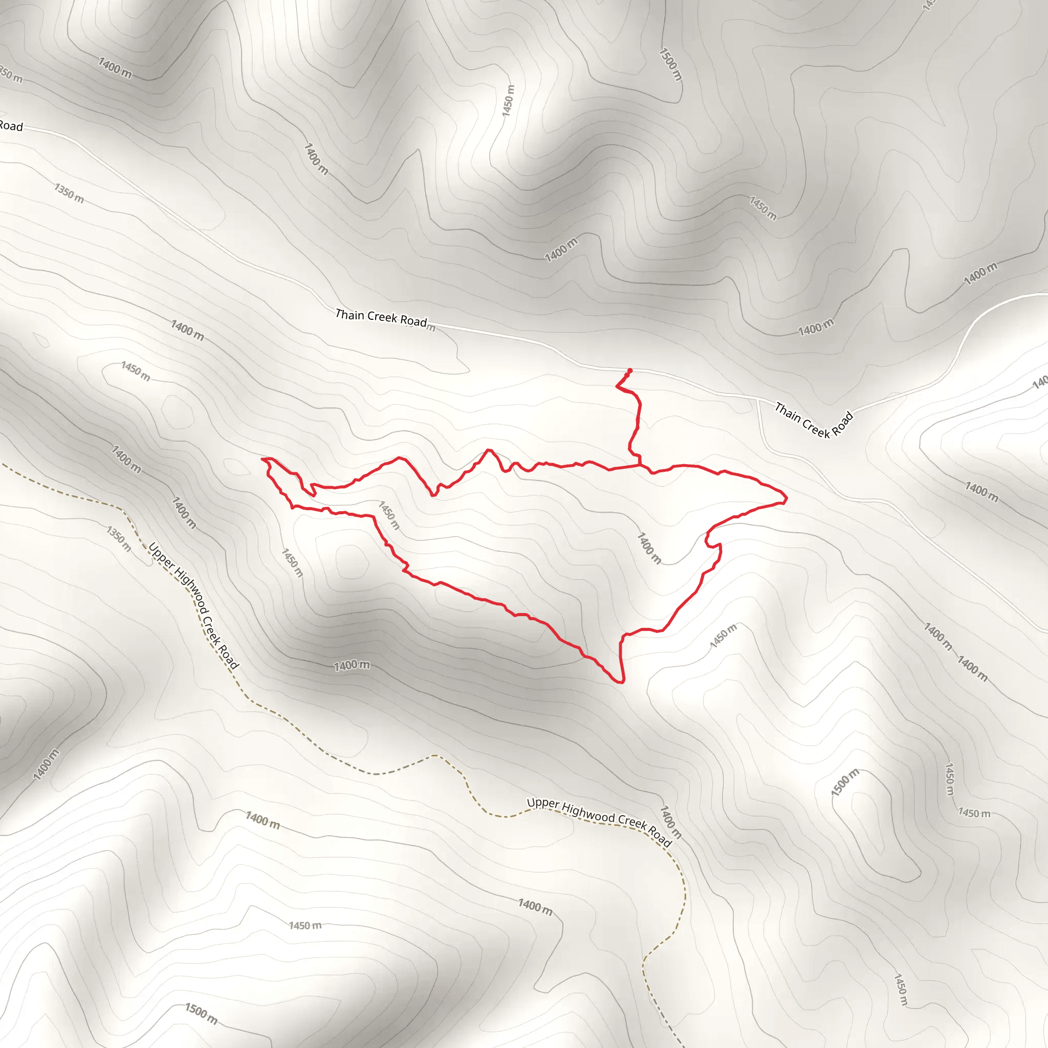 Highwoods Environmental Education Trail mobile static map
