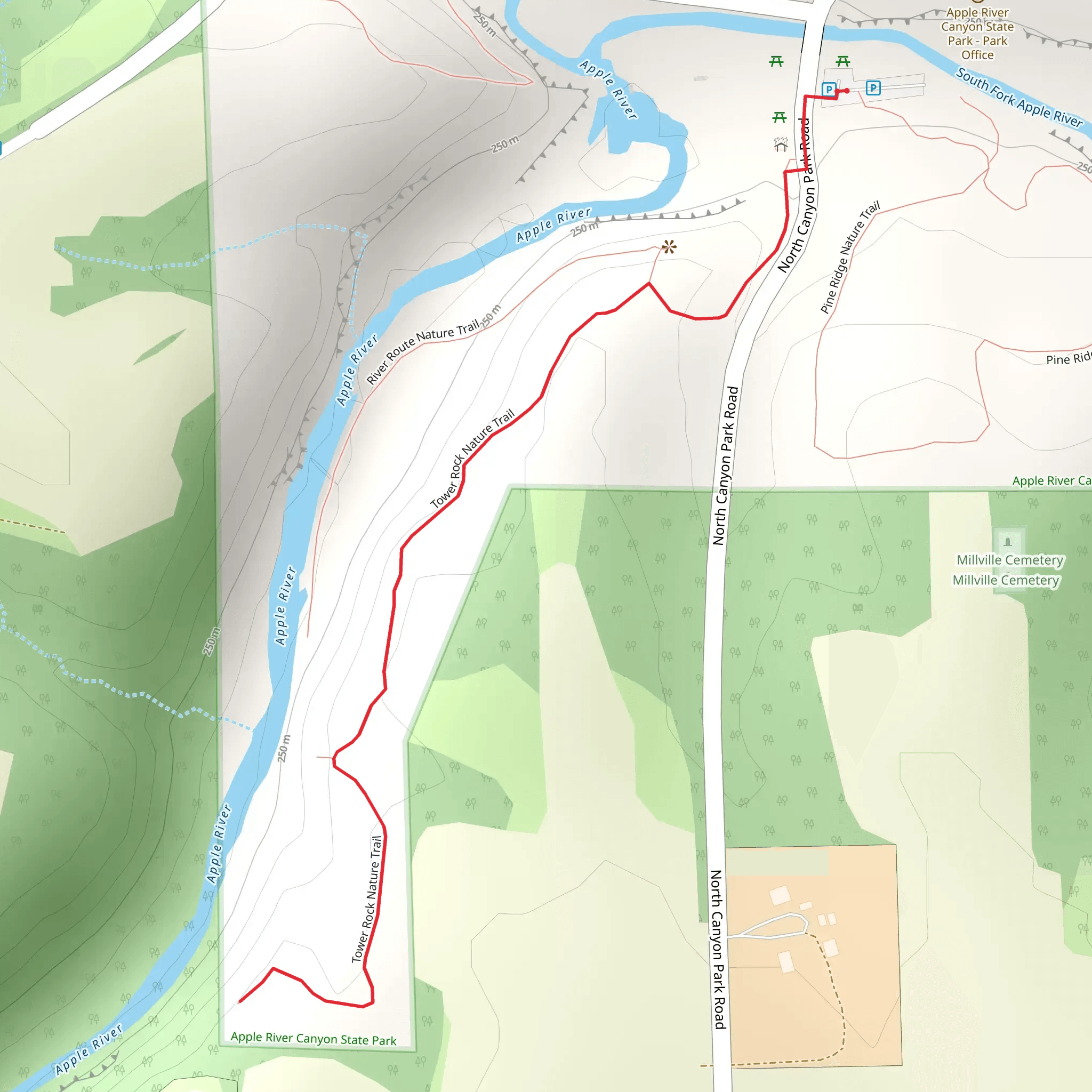 Apple River mobile static map